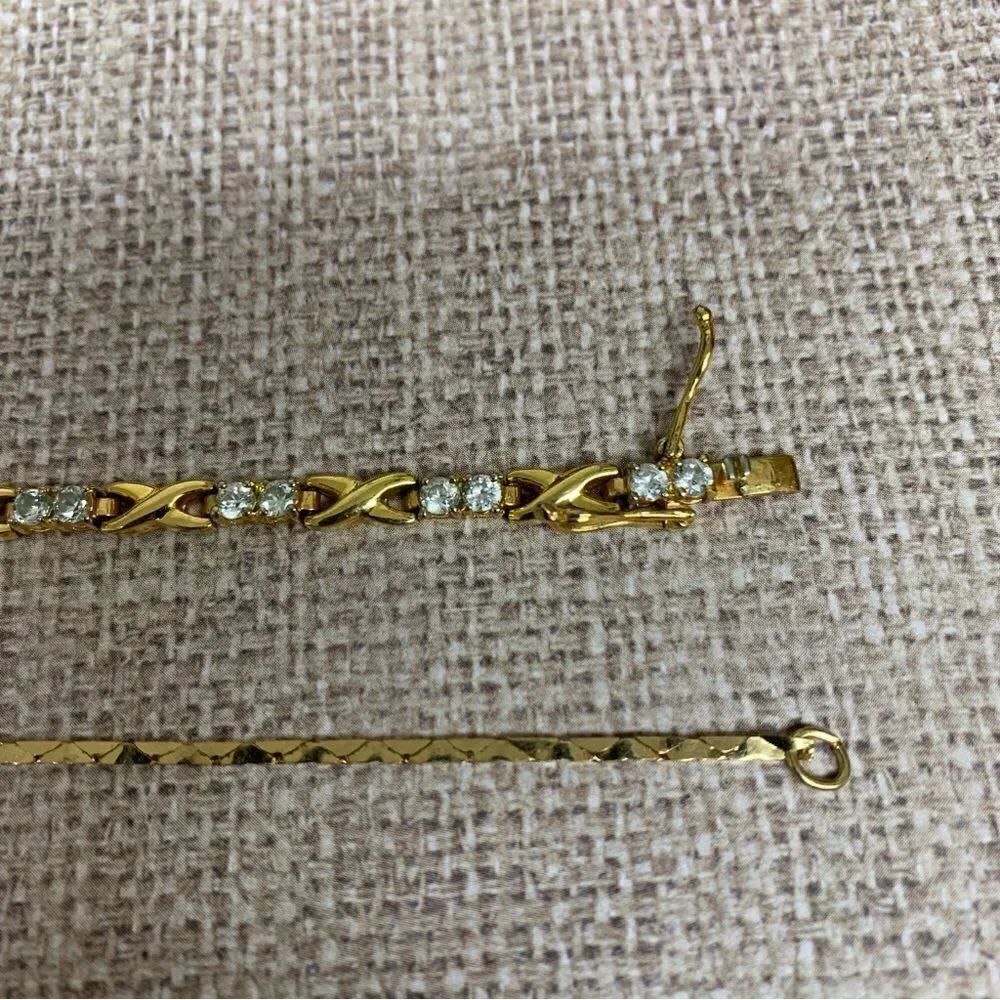 VTG Gold Bracelet Set - Picture 2 of 2